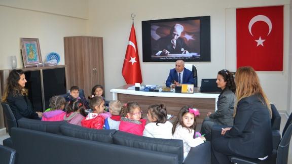 Cafer Tayyar İlkokulu Anasınıfı öğrencileri Müdürlüğümüze ziyaret düzenledi.