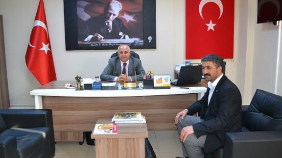 Yesevi Kültür Ocakları Tekirdağ Şube Başkanı Hacı Tunç Müdürlüğümüzü ziyaret etti.