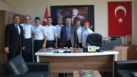 Süleymanpaşa Mesleki ve Teknik Anadolu Lisesi öğrencileri Müdürlüğümüzü ziyaret etti.
