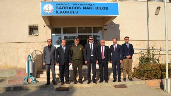 Süleymanpaşa Kaymakamı Sayın Arslan YURT, Barbaros Naki Bilge Ortaokulunu ziyaret etti