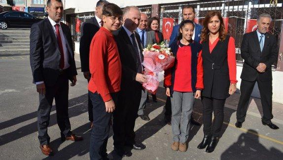 Tekirdağ Valisi Sayın Mehmet CEYLAN, 50.yıl Ortaokulunu ziyaret etti