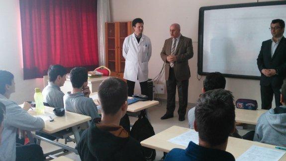 İlçe Milli Eğitim Müdürümüz Sayın Ünal MAMUR, Uluslararası Şehit Münür Alkan Anadolu İmam Hatip Lisesini ziyaret etti