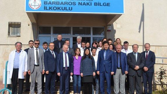 Tekirdağ Valisi Sayın Mehmet CEYLAN, Barbaros Naki Bilge İlkokulunu ziyaret etti.