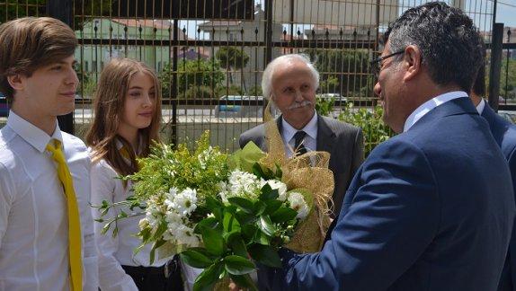 Milli Eğitim Bakanlığı Teftiş Kurulu Başkanı Sayın Atıf ALA, Namık Kemal Lisesini ziyaret etti.