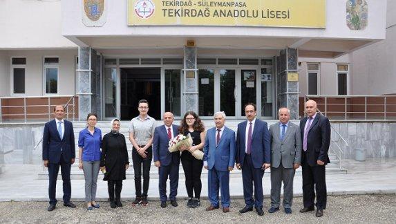 MEB Müsteşar Yardımcısı Sayın Yusuf BÜYÜK, Tekirdağ Anadolu Lisesini ziyaret etti