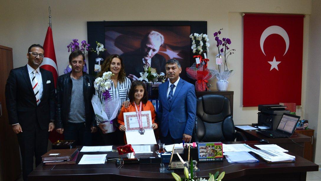 Ticaret ve Sanayi Odası İlkokulu öğrencisi Çağla GİRGİN Judo sporunda Türkiye 3. oldu 