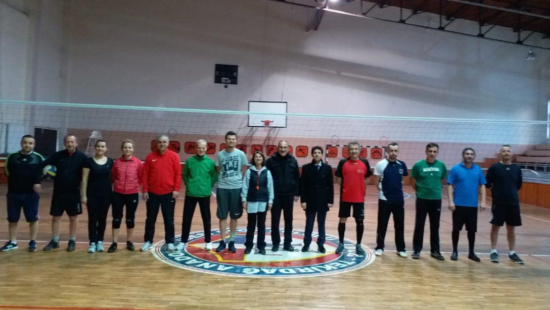 Öğretmenler Arası "Voleybol Turnuvası" düzenlendi