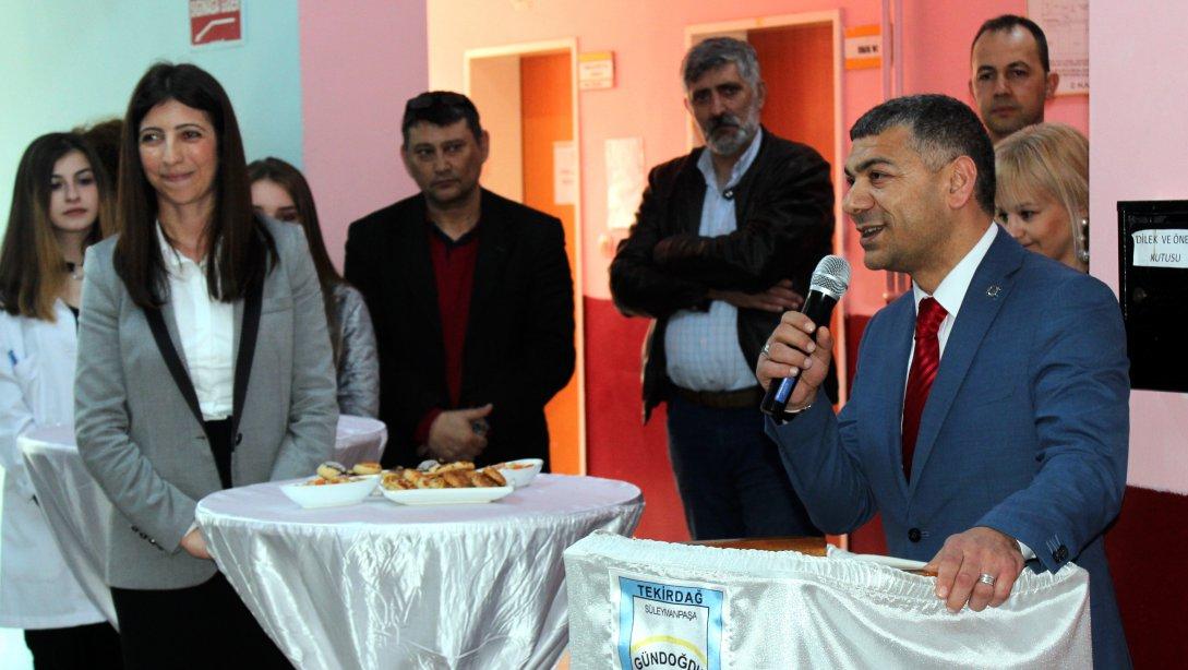 Gündoğdu Mesleki ve Teknik Anadolu Lisesinde, Girişimcilik Haftası nedeniyle "Meslekler Sokağı" Açıldı