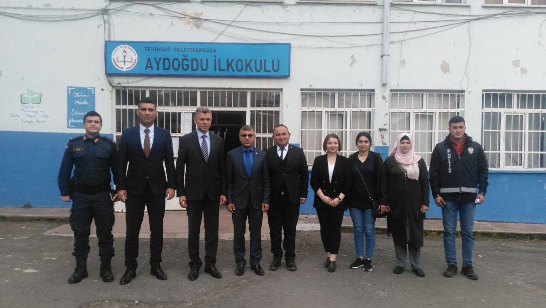 Süleymanpaşa Kaymakamı Sayın Arslan YURT Başkanlığında, Aydoğdu İlkokulunda "Güvenlik Toplantısı" düzenlendi