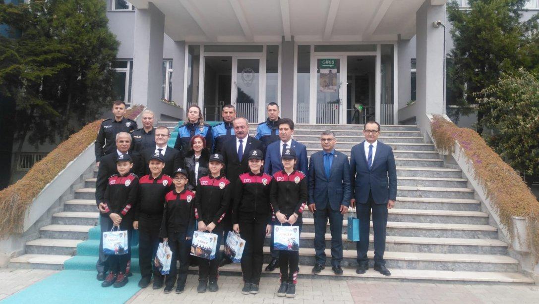 Türk Polis Teşkilatının Kuruluşunun 174.Yıl dönümü münasebetiyle, İl Emniyet Müdürlüğüne ziyaret düzenlendi
