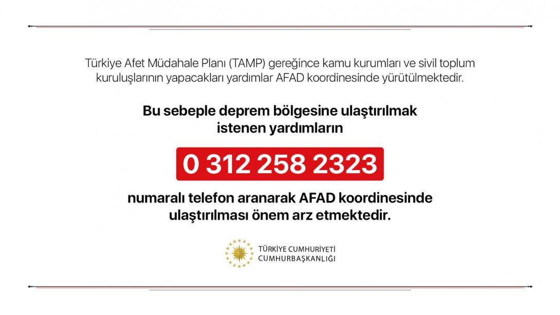 Deprem Yardım Kampanyası (AFAD)