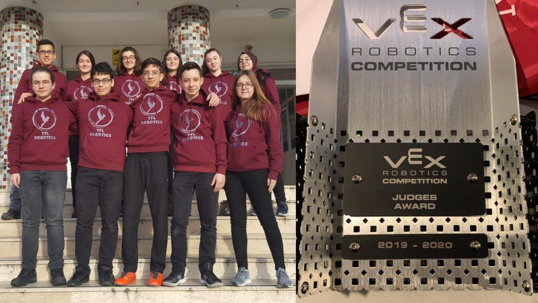 Ebru Nayim Fen Lisesi Öğrencileri, VEX Robotics Competition Ulusal Turnuvasında 