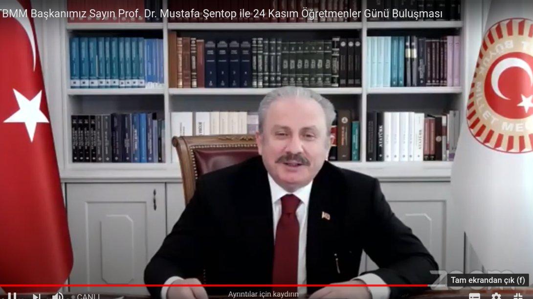 Türkiye Büyük Millet Meclisi Başkanımız Sayın Prof. Dr. Mustafa ŞENTOP 24 Kasım Öğretmenler Günü'nde Tekirdağ'da Görev Yapan Öğretmenlerle Buluştu