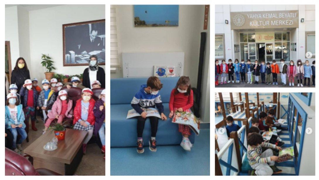 Selvi Ağca Kızılay Anaokulu Öğrencilerimiz İl Halk Kütüphanesini Ziyaret Etti