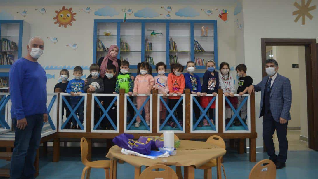 Süleymanpaşa Anaokulu Öğrencilerimiz İl Halk Kütüphanesini Ziyaret Etti