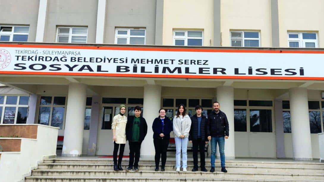 TÜBİTAK 2204 Lise Öğrencileri Araştırma Projeleri Yarışmasına İlçemiz Tekirdağ Belediyesi Mehmet Serez Sosyal Bilimler Lisesi Davet Aldı.