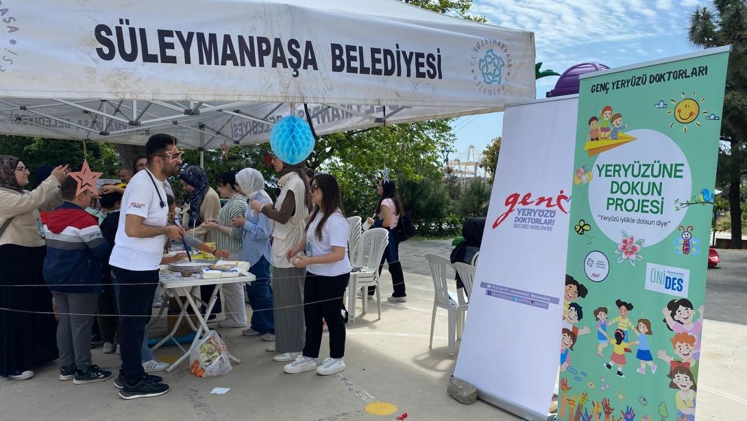 Genç Yeryüzü Doktorları Topluluğu Barbaros İlkokulu-Ortaokulu, İnecik İlkokulu-Ortaokulu'nda Öğrencilerle Çeşitli Etkinlikler Gerçekleştirdiler