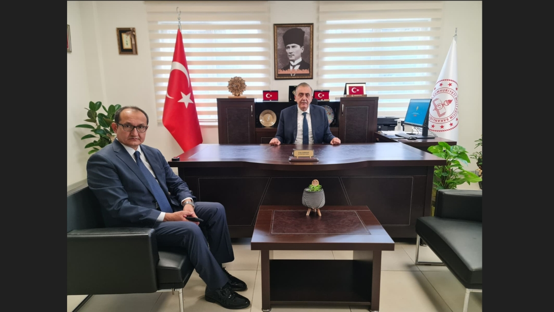 Kaymakamımız Sn. Mahmut Nedim TUNÇER, Müdürlüğümüzü Denetledi.